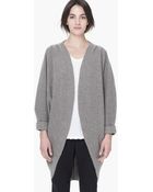 James Perse Ribbed Cashmere Kimono Cardigan - Lyst
