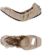 Tod's Ballet Flats - Lyst
