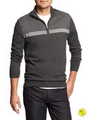 Banana Republic Factory Half-Zip Pullover - Lyst