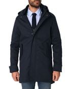Menlook Label Navy Logan Cotton Parka - Lyst