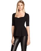 H&M Peplum Top - Lyst