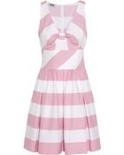 Moschino Cheap & Chic Striped Cottonblend Dress - Lyst