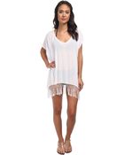 Seafolly Sky Midi Kaftan Cover-Up - Lyst