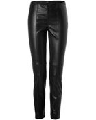 Akris Leather Pants - Lyst