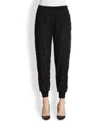 Theory Lace Track Pants - Lyst