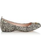 Vivienne Westwood Anglomania Printed Canvas Ballet Flats - Lyst