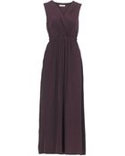 Stefanel Silk Maxi Dress - Lyst