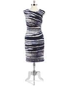 Ivanka Trump Printed Wrap Style Dress - Lyst