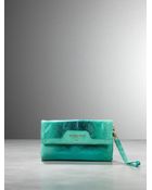 Patrizia Pepe Pochette Bag In Suede - Lyst