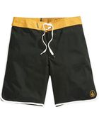 Volcom Solid Scallop Board Shorts - Lyst