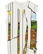 3.1 Phillip Lim Printed Cotton T-Shirt - Lyst