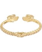 Alexander McQueen Twin Skull Studs Bracelet - Lyst