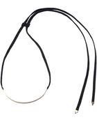 Loren Stewart Gold & Black Leather Choker - Lyst