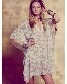 Free People Womens Waterlilies Print Dress - Lyst