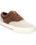 Polo Ralph Lauren Vaughn Saddle Sneakers - Lyst