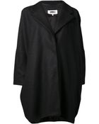 Mm6 By Maison Martin Margiela Oversized Coat - Lyst
