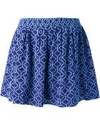 Vanessa Bruno Athé Printed Shorts - Lyst