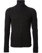 Dolce & Gabbana Ribbed Cardigan - Lyst