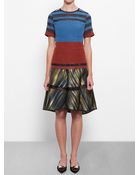 Ostwald Helgason Striped Mesh Top - Lyst