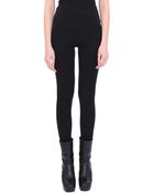 Rick Owens Merino Wool Leggings - Lyst