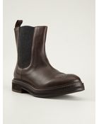 Brunello Cucinelli Ankle Boots - Lyst