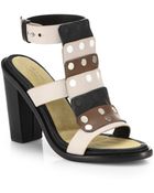 Rag & Bone Deane Studded Leather Sandals - Lyst