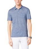 Michael Kors Linen And Cotton Polo Shirt - Lyst