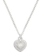 Judith Ripka White Sapphire Pave Heart Pendant Necklace - Lyst
