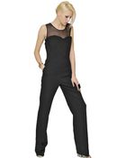 Maison Margiela Chiffon & Cool Wool Jumpsuit - Lyst
