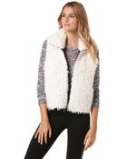 C&c California Faux Fur Vest - Lyst