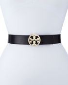 Tory Burch Reversible Classic Logo Leather Belt - Lyst
