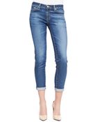 Ag Adriano Goldschmied Stilt Skinny Roll-up Jeans - Lyst
