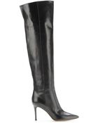 Gianvito Rossi Over-The-Knee Leather Boots - Lyst