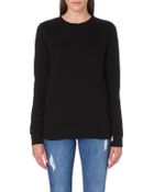 Cotton Citizen Side Zip Cotton-blend Sweatshirt - Lyst