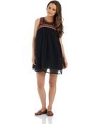 Free People Aztec Bib Dress - Lyst