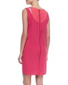 Elie Tahari Tria Sleeveless Cutout Dress - Lyst