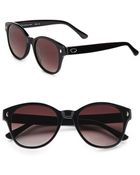 Oscar de la Renta Plastic Wayfarer Sunglasses - Lyst