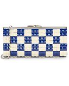 Sondra Roberts Checkerboard Clutch - Lyst