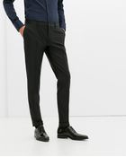 Zara Navy Trousers - Lyst
