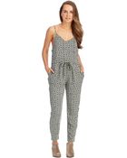 Free People Printed Sunset Romper - Lyst