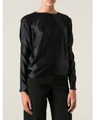 Chloé Batwing Sleeve Blouse - Lyst