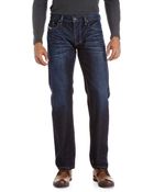 Diesel Dark Wash Larkee Straight Leg Jeans - Lyst