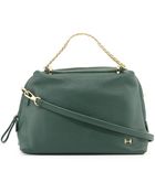 Halston Heritage Small Leather Satchel Bag - Lyst