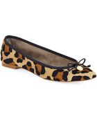 KG by Kurt Geiger Lourdes Ponyskin Ballet Flat - Lyst