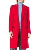 Michael Kors Double-Breasted Wool Coat - Lyst