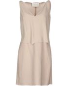 Cedric Charlier Short Dress - Lyst