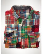 Polo Ralph Lauren Patchwork-Plaid Workshirt - Lyst