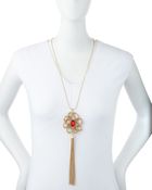 Fragments Mesh Knot Tassel Necklace - Lyst