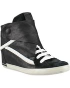Cinzia Araia Rabbit Wedge Sneakers - Lyst