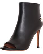 Givenchy Open-Toe Stars Bootie - Lyst